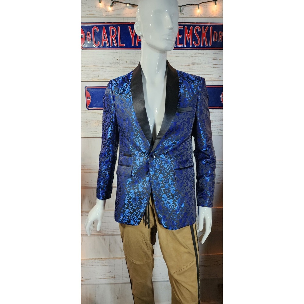 2 Metallic Blazer Jacket Mens Size  S Small @13
